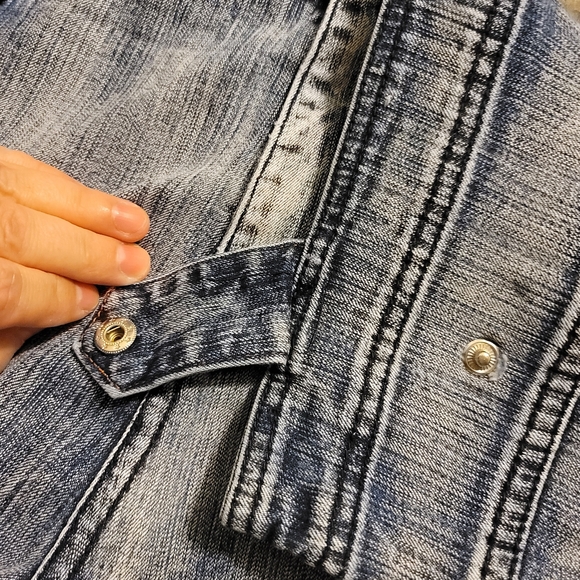 {Crest} Capri Jeans Stretch Distressed, Size 23/24 - Picture 14 of 14